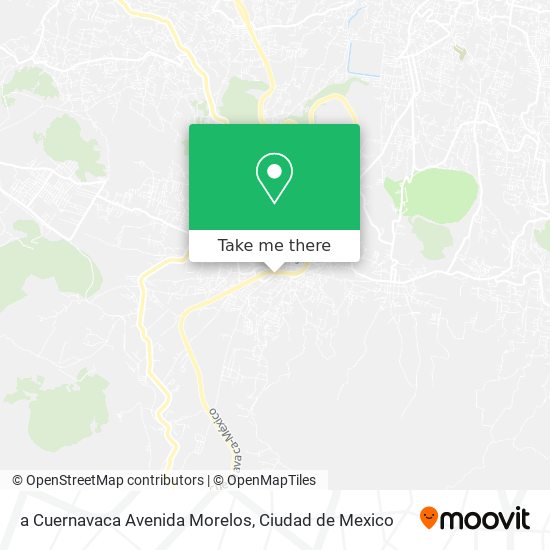 a Cuernavaca Avenida Morelos map