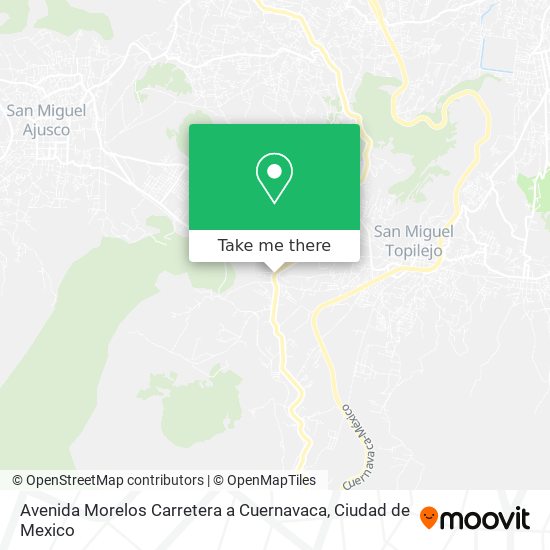 Mapa de Avenida Morelos Carretera a Cuernavaca
