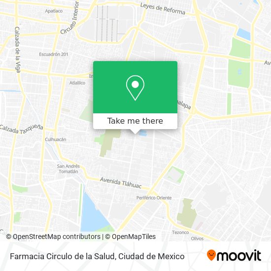 Farmacia Circulo de la Salud map