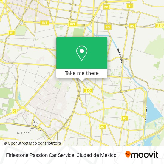 Mapa de Firiestone Passion Car Service