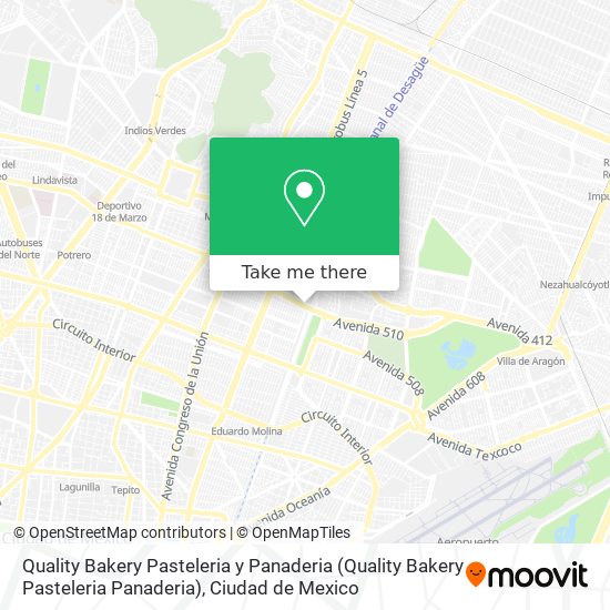 Quality Bakery Pasteleria y Panaderia map