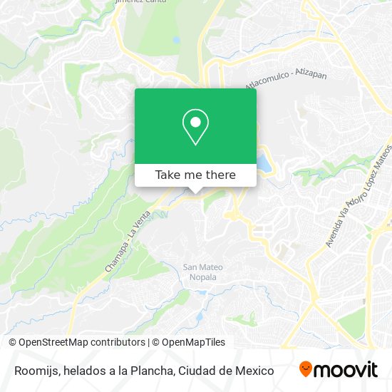 Roomijs, helados a la Plancha map