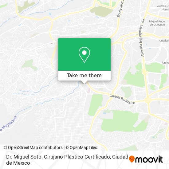 Dr. Miguel Soto. Cirujano Plástico Certificado map