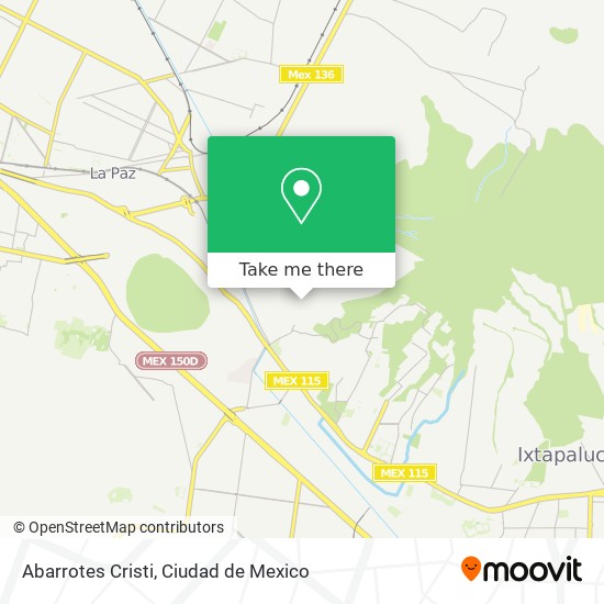 Mapa de Abarrotes Cristi