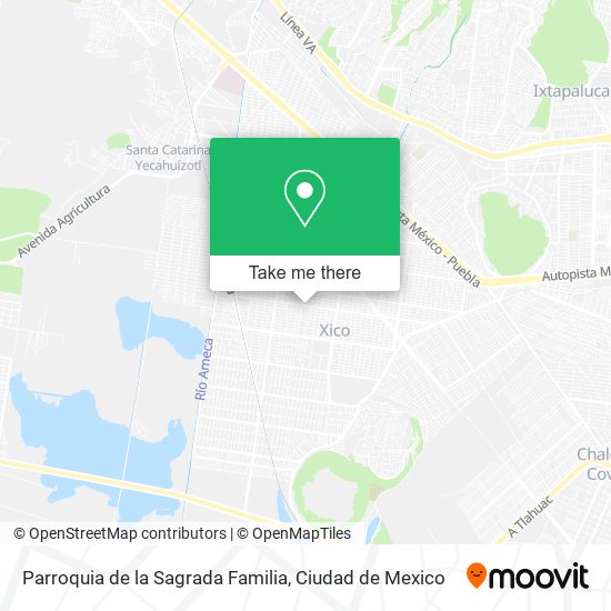 Parroquia de la Sagrada Familia map