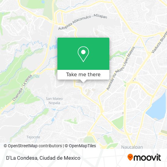 D'La Condesa map