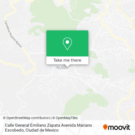 Calle General Emiliano Zapata Avenida Mariano Escobedo map