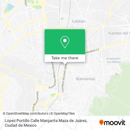 López Portillo Calle Margarita Maza de Juárez map
