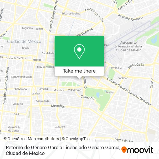 Retorno de Genaro García Licenciado Genaro García map