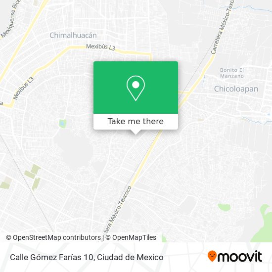 Mapa de Calle Gómez Farías 10