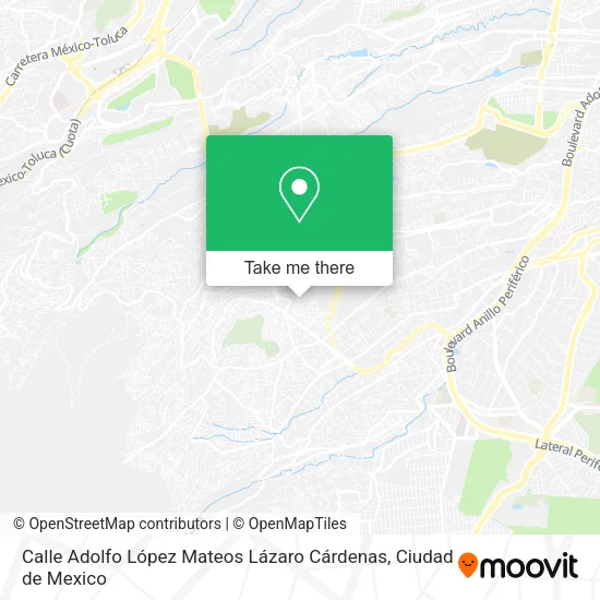 Calle Adolfo López Mateos Lázaro Cárdenas map