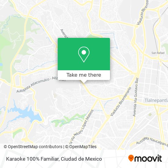 Mapa de Karaoke 100% Familiar