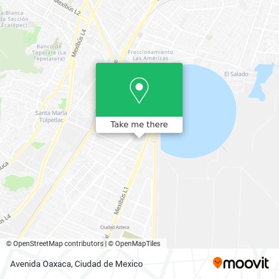 Mapa de Avenida Oaxaca