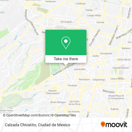 Mapa de Calzada Chivatito