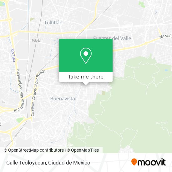 Mapa de Calle Teoloyucan