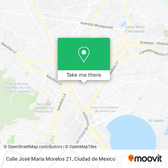 Calle José María Morelos 21 map