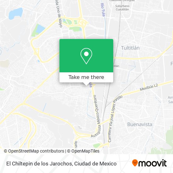 Mapa de El Chiltepin de los Jarochos