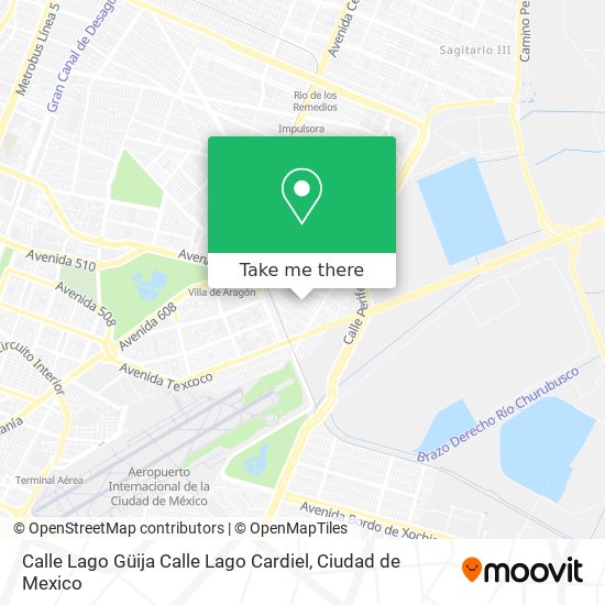Calle Lago Güija Calle Lago Cardiel map