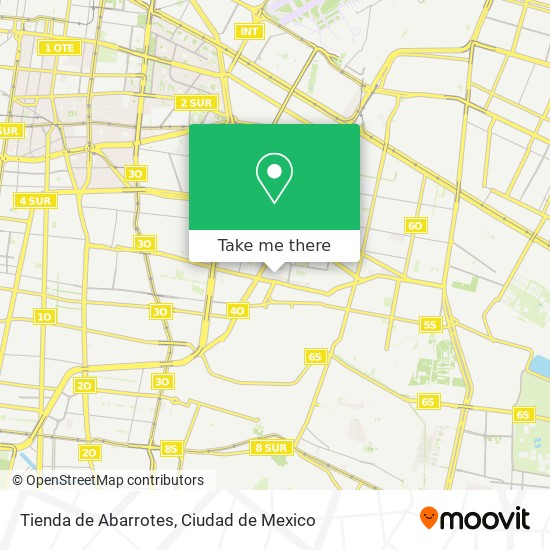 Mapa de Tienda de Abarrotes