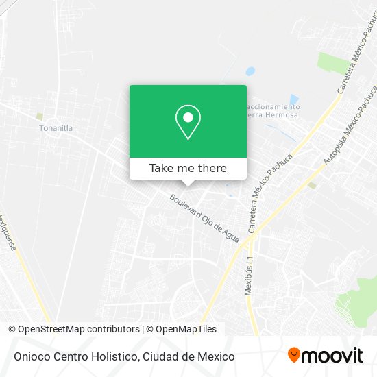 Mapa de Onioco Centro Holistico