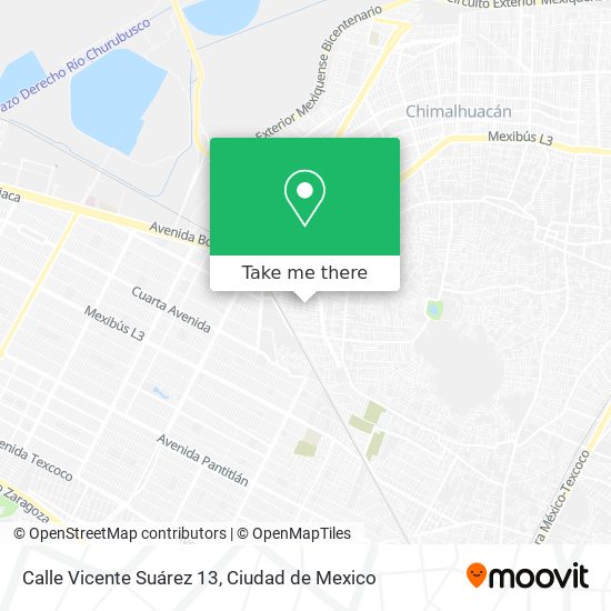 Mapa de Calle Vicente Suárez 13