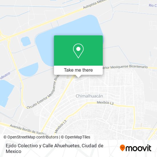 Ejido Colectivo y Calle Ahuehuetes map