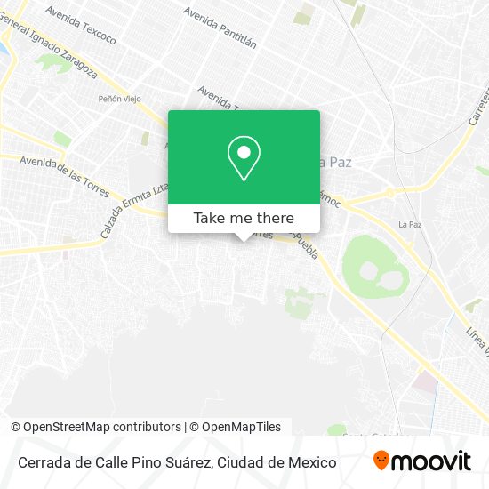 Cerrada de Calle Pino Suárez map