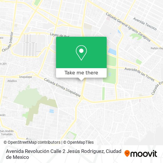 Avenida Revolución Calle 2 Jesús Rodríguez map