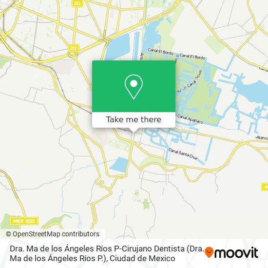 Dra. Ma de los Ángeles Ríos P-Cirujano Dentista (Dra. Ma de los Ángeles Ríos P.) map