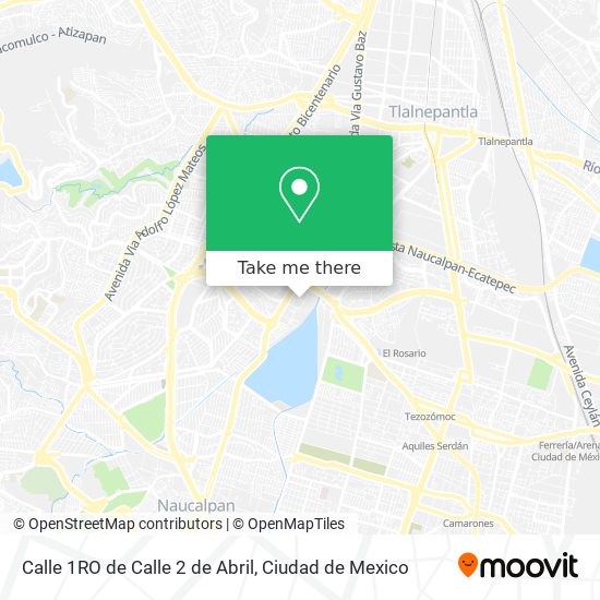 Calle 1RO de Calle 2 de Abril map