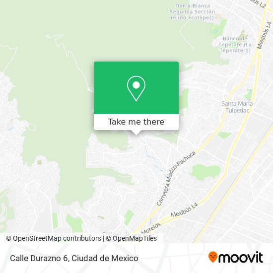 Calle Durazno 6 map