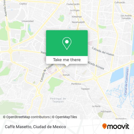 Caffè Masetto map