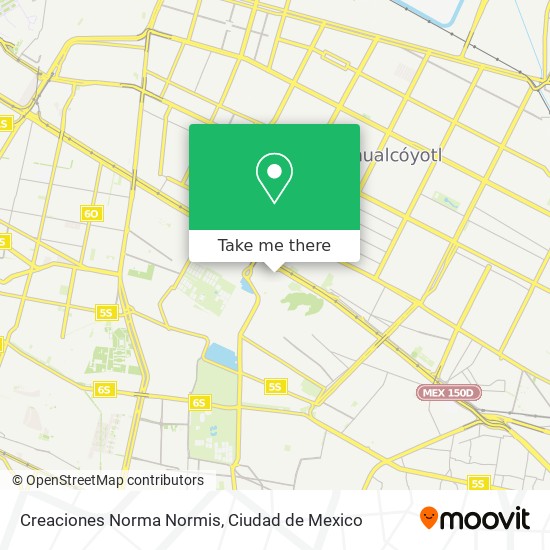 Creaciones Norma Normis map