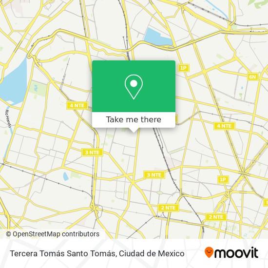Tercera Tomás Santo Tomás map