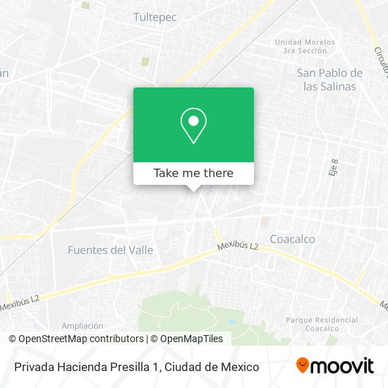 Privada Hacienda Presilla 1 map