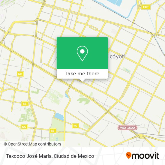 Texcoco José María map