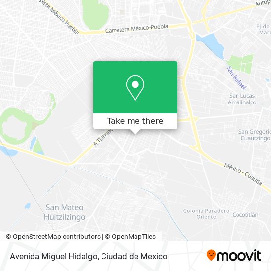 Mapa de Avenida Miguel Hidalgo