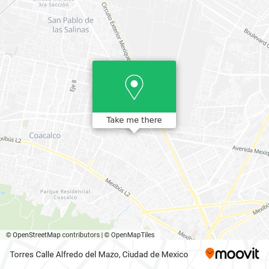 Torres Calle Alfredo del Mazo map