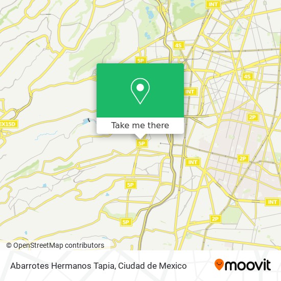 Abarrotes Hermanos Tapia map