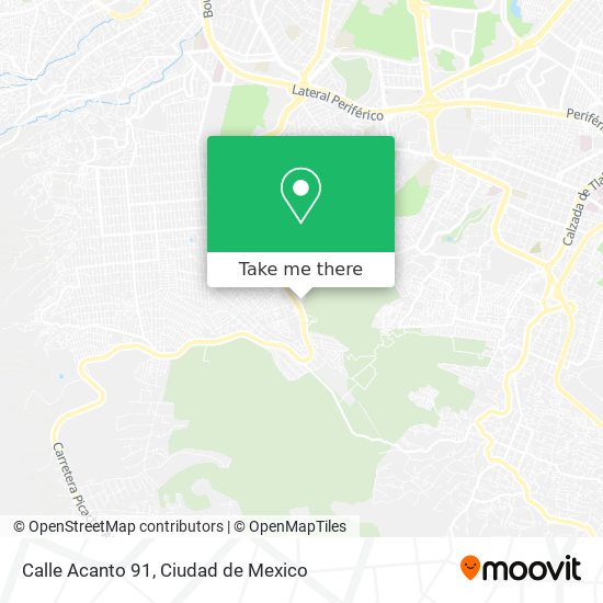 Calle Acanto 91 map