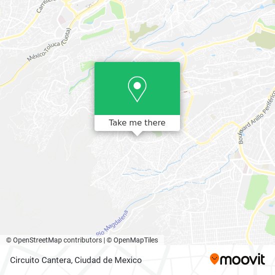 Mapa de Circuito Cantera