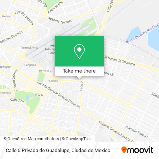 Calle 6 Privada de Guadalupe map