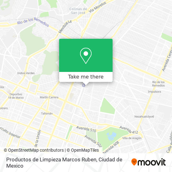 Productos de Limpieza Marcos Ruben map