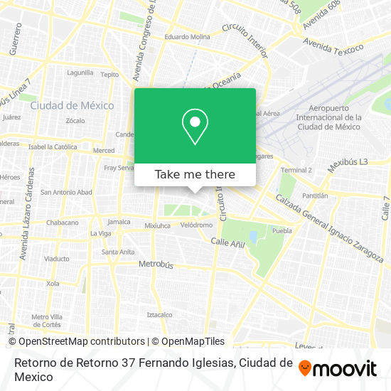 Retorno de Retorno 37 Fernando Iglesias map