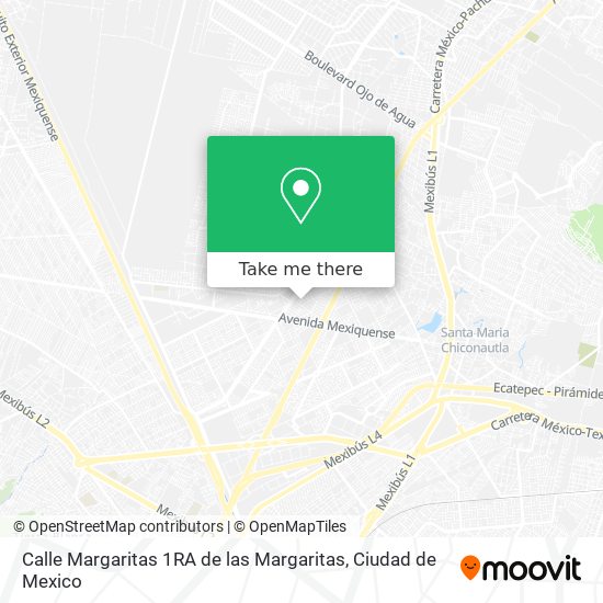 Calle Margaritas 1RA de las Margaritas map