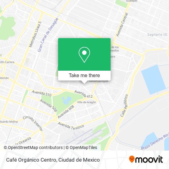 Café Orgánico Centro map