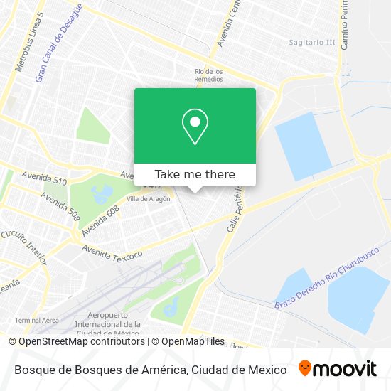 Bosque de Bosques de América map