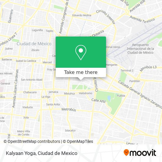 Mapa de Kalyaan Yoga
