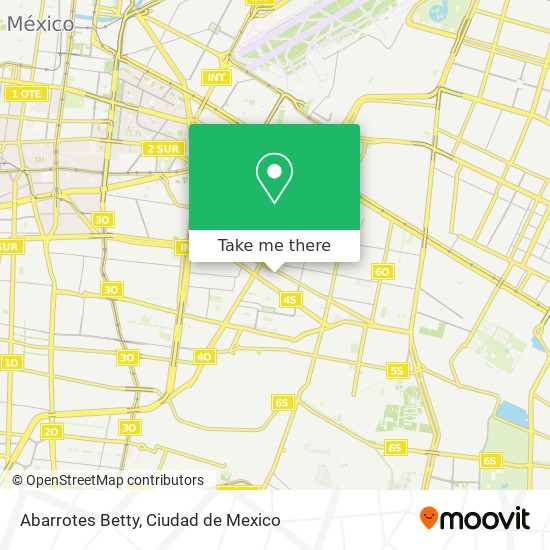 Abarrotes Betty map