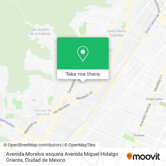 Avenida Morelos esquina Avenida Miguel Hidalgo Oriente map